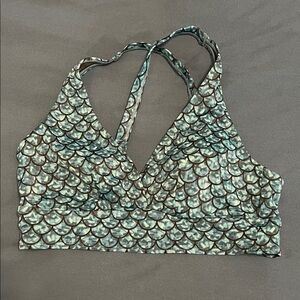 Torrid Mermaid Scale High-Waisted swim top